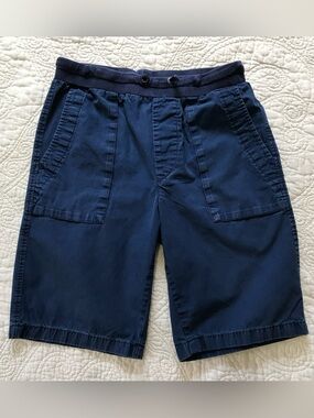 Gap lightweight cotton navy drawstring shorts for boys size XXL